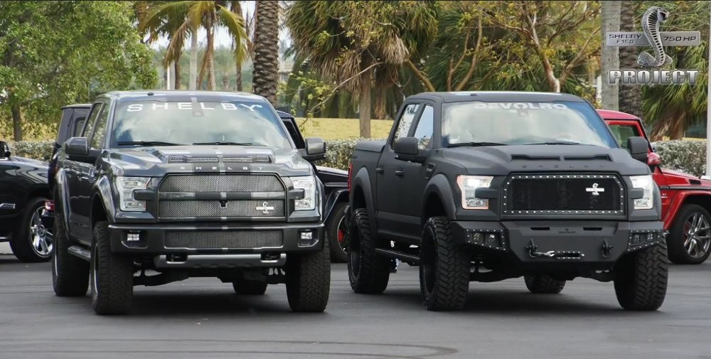 Shelby F-150s Side by Side