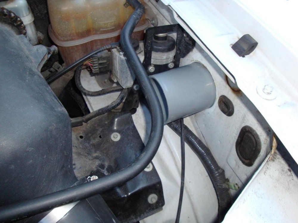Ford F-150 with PVC Intake