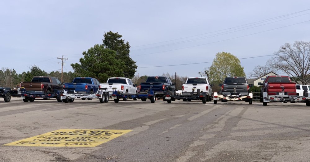 Ford F-150 Pickups at the Boat Ramp