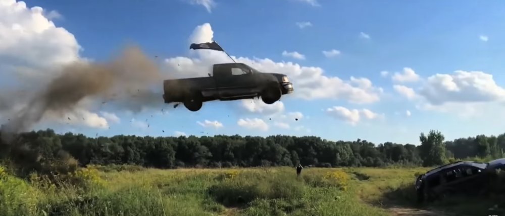 Ford F-150 in the Air