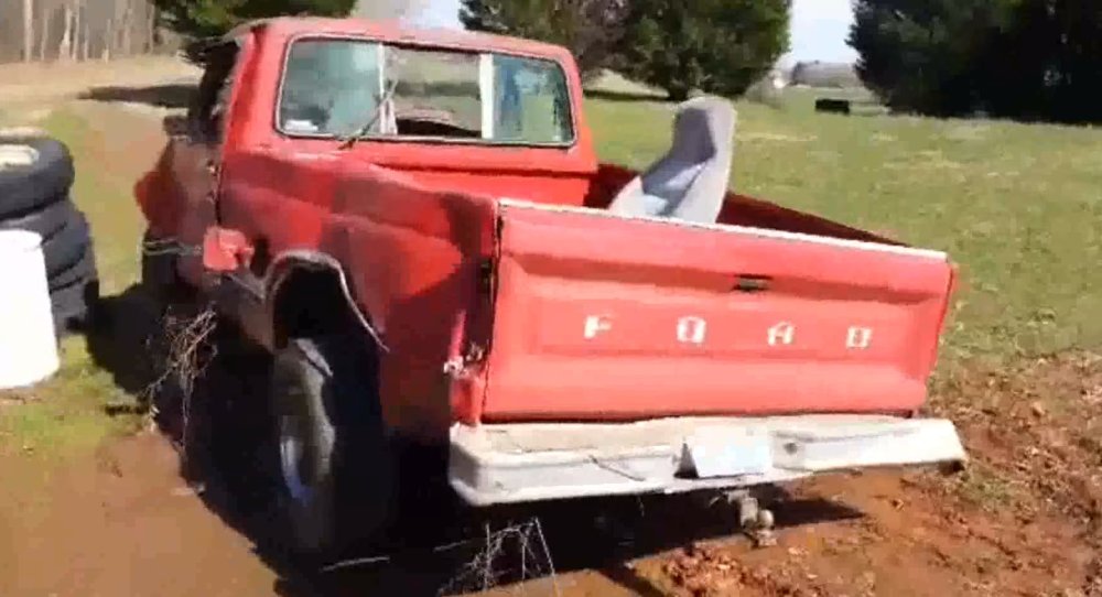 Wrecked Ford F-150