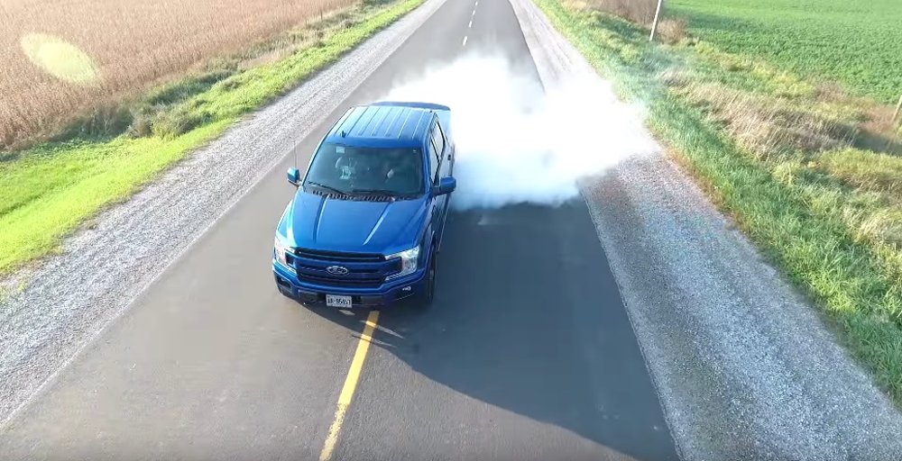 2018 Ford F-150 Burnout