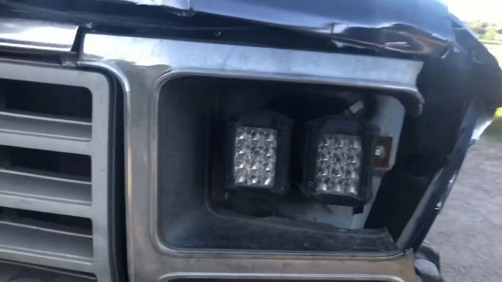 f150online.com Old F-350 Shines Bright with 500,000 Lumens of Light