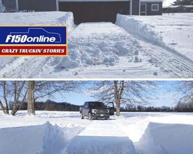 Ford F-150 Owner Proves He Doesn’t Need a Snow Plow