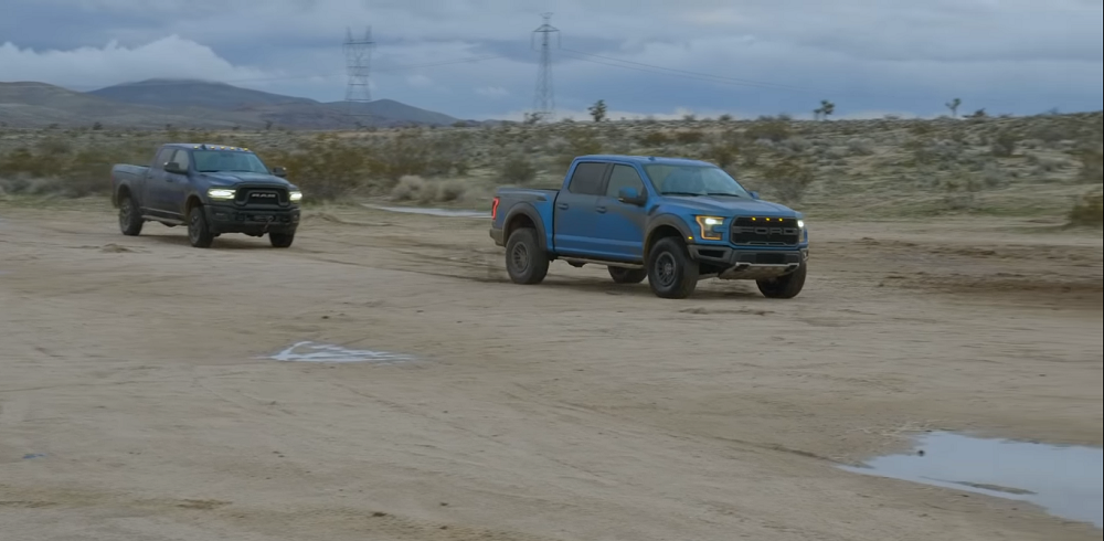 f150online.com 2019 Ford Raptor Fights Dirty Against the Ram 2500 Power Wagon