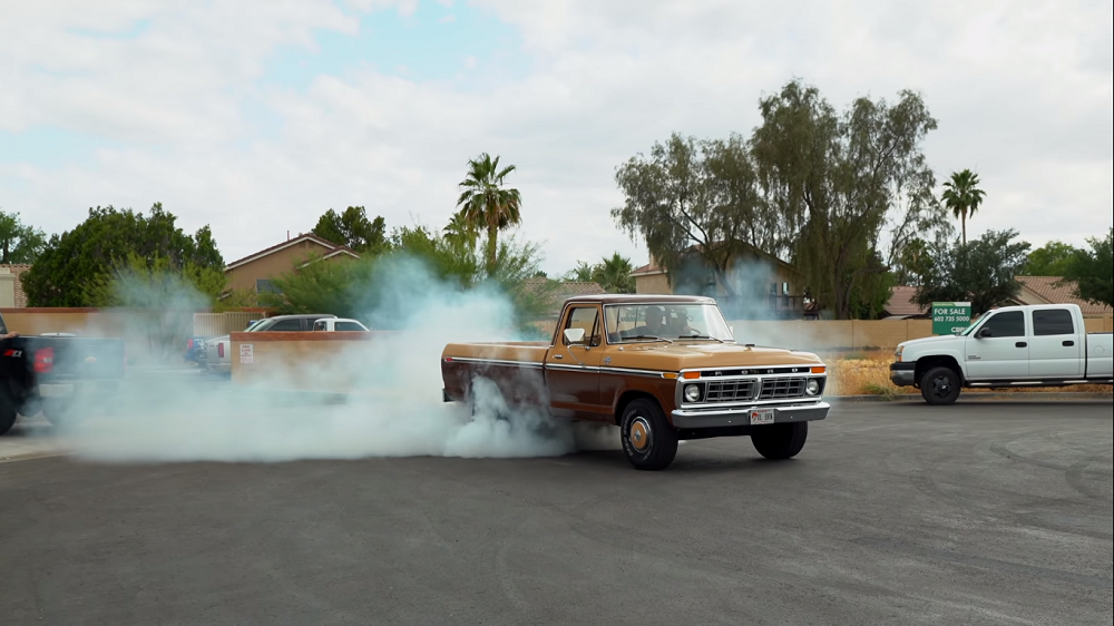 f150online.com Classic F-150 Gets the Coyote V8 from a 2017 Mustang GT