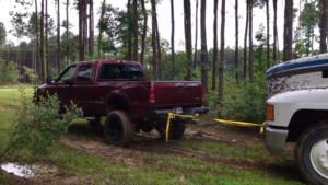 f150online.com Diesel Super Duty Yanks a Mack Truck Out of the Mud - Twice
