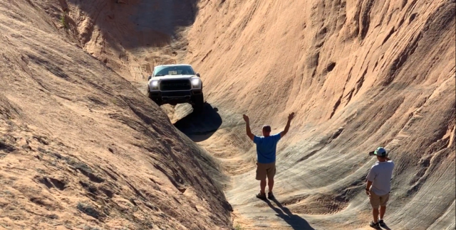 f150online.com Second-Generation Raptor Climbs Through Hell's Gate in Moab