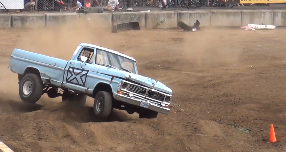 f150online.com 1970 Ford F-100 Shakes and Shimmies Through Tuff Truck Competition