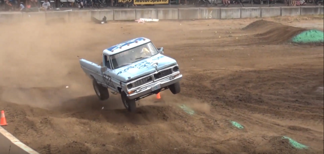 f150online.com 1970 Ford F-100 Shakes and Shimmies Through Tuff Truck Competition