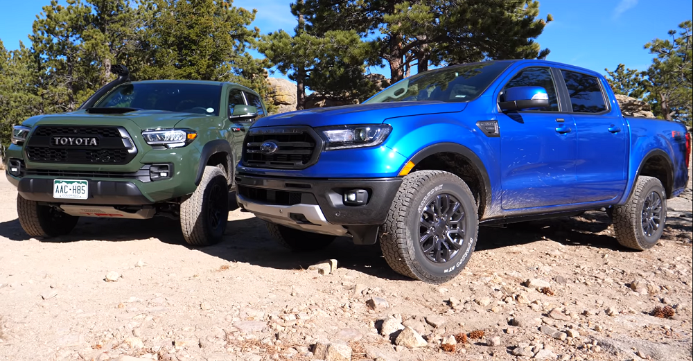 f150online.com Ranger FX4 Battles Toyota Tacoma TRD Pro in the Colorado Wilderness