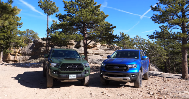 f150online.com Ranger FX4 Battles Toyota Tacoma TRD Pro in the Colorado Wilderness