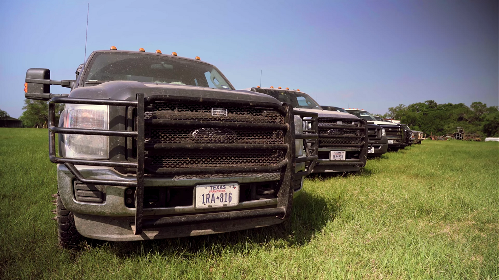 f150online.com Texas Couple Puts 8 'Built Ford Tough' Trucks to Work