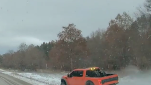 f150online.com Raptor Driver Takes an Unofficial Side Road Because He Can