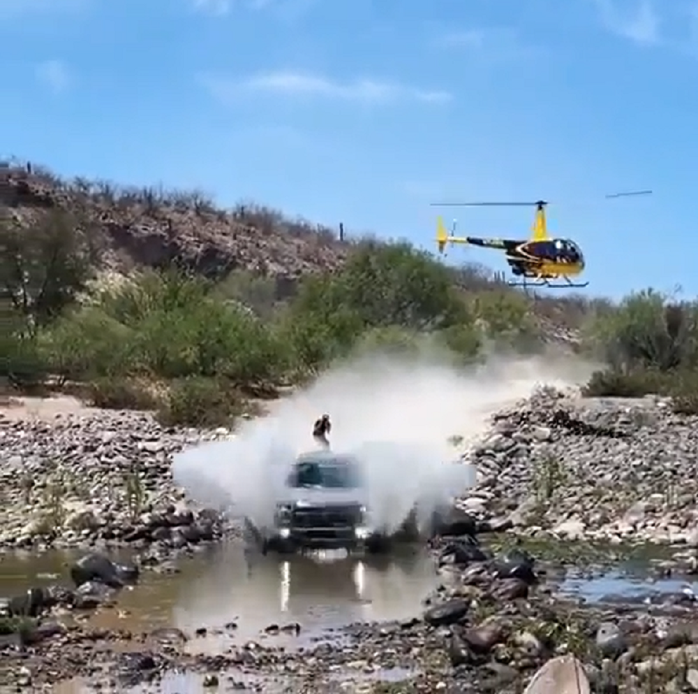 f150online.com Raptor Makes an Epic Splash in Its Own 16-Second Action Movie