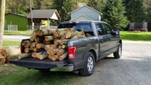 F-150 with Firewood