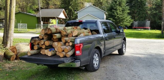 F-150 with Firewood
