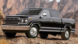 Retro Ford F-150 Rendering