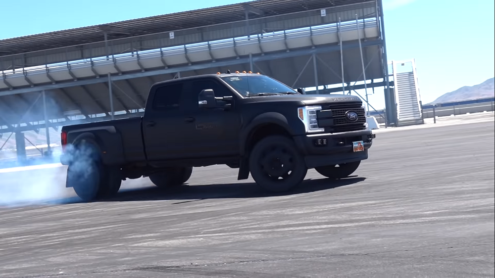 f150online.com Six-Wheel Drift Ken Block Hoons F-450 Dually