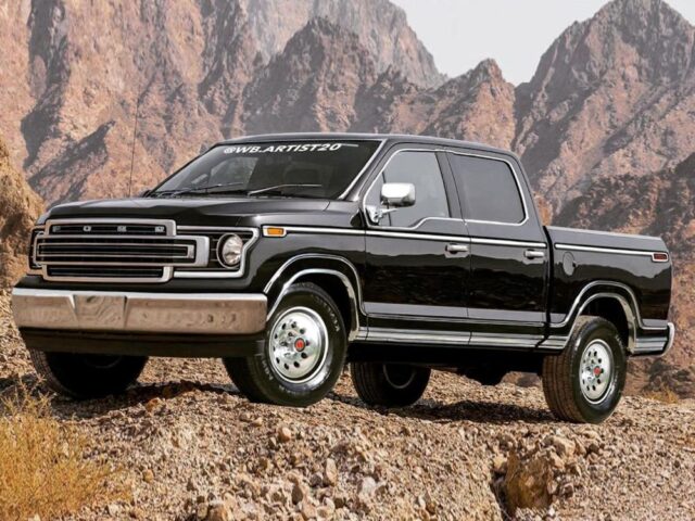 Artist Imagines Next-Gen "Retro" F-150 Redesign