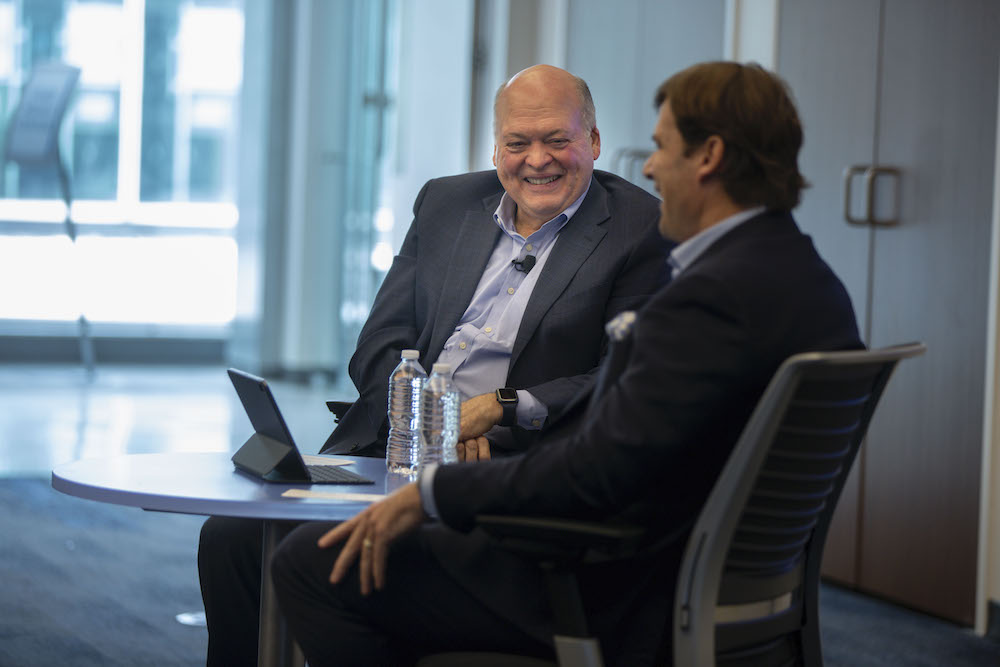 Jim Hackett and Jim Farley